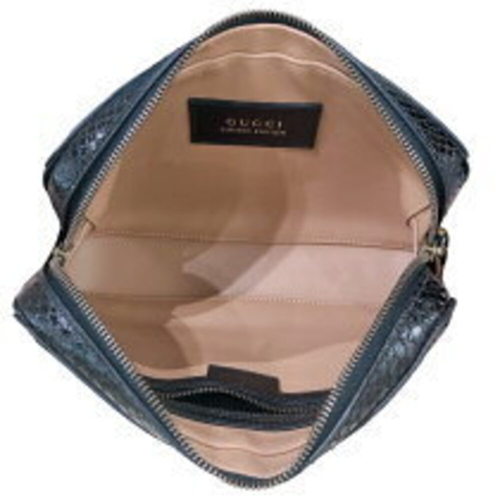 Gucci Python Leather Shoulder Bag - image 4